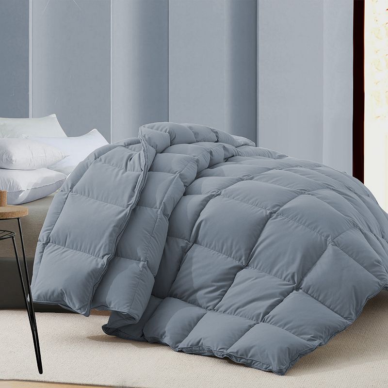 Unikome 360 TC No Noise White Goose Down Feather Fiber All Season Comforter