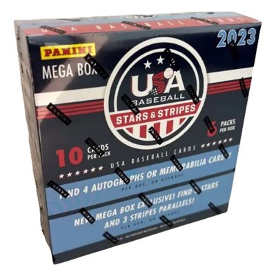 2023 Panini USA Stars and Stripes Baseball Trading Cards Mega Box