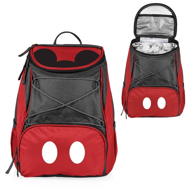 Picnic Time Disney Mickey Mouse Ptx 13 8qt Backpack Cooler Red