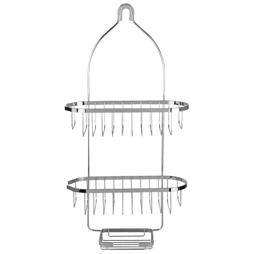 Home Basics Shower Caddy in Chrome SC10135