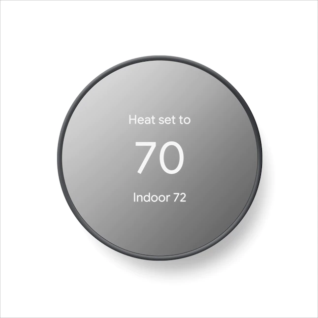 Google Nest Smart Thermostat for Home in Charcoal