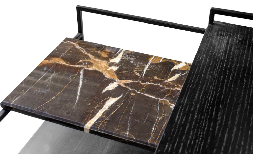 Multi layered Black Coffee Table  Versmissen Architect   Contemporary   Coffee Tables   by Oroa   Distinctive Furniture  Houzz