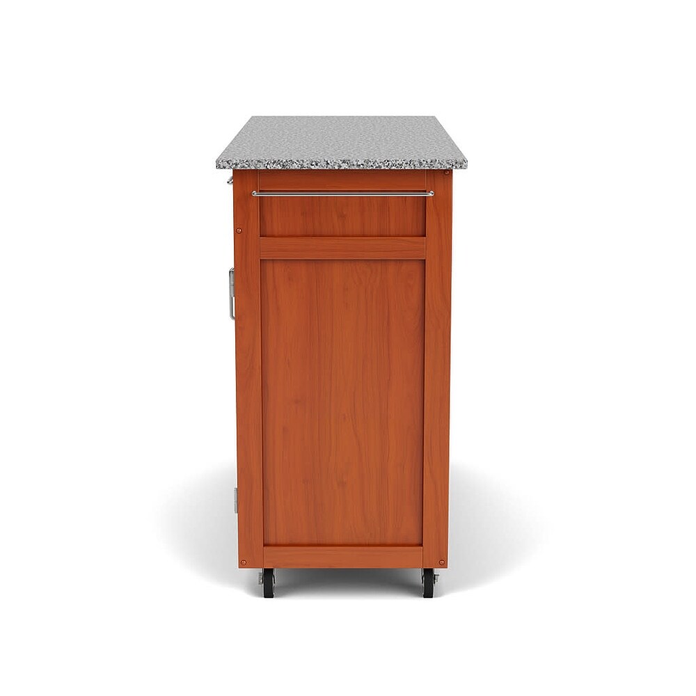 Homestyles Create A Cart Brown Wood Kitchen Cart   49\