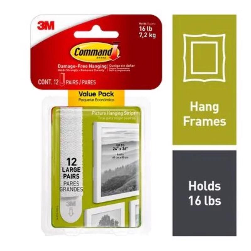 PICTURE HANG STRIPS 12PK