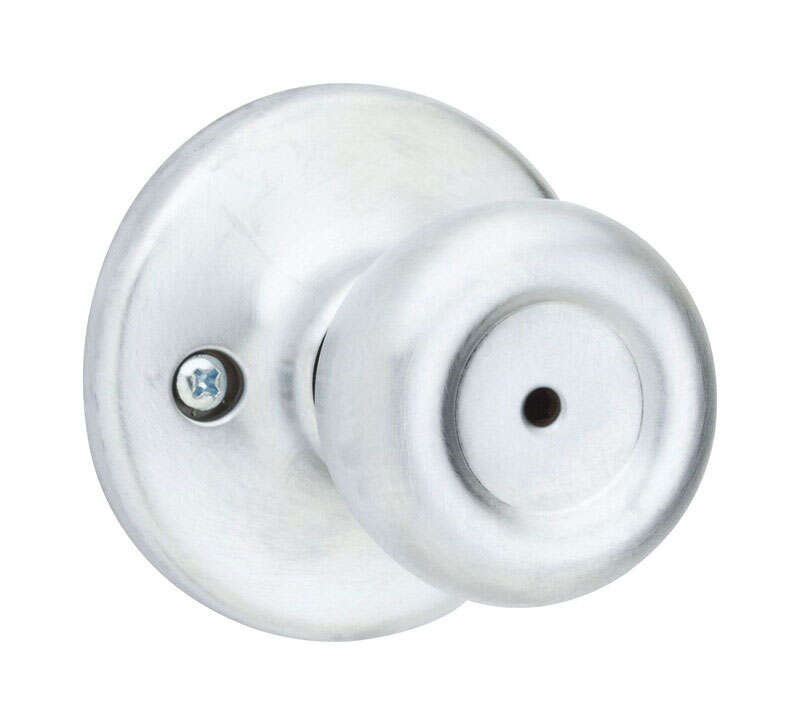 Kwikset Mobile Home Satin Chrome Privacy Knob Right or Left Handed