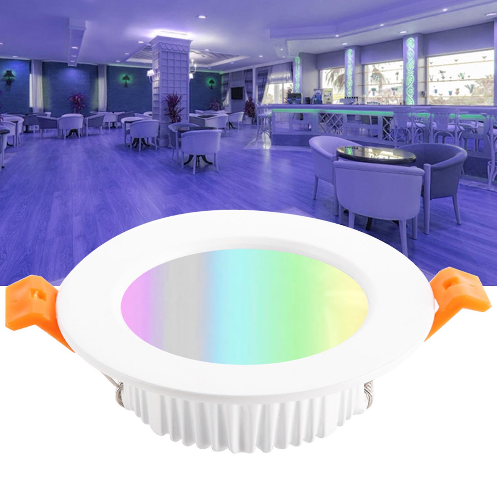 7W RGBW Smart Wifi LED Ceiling Lamp Embedded Spotlight AC85-265V