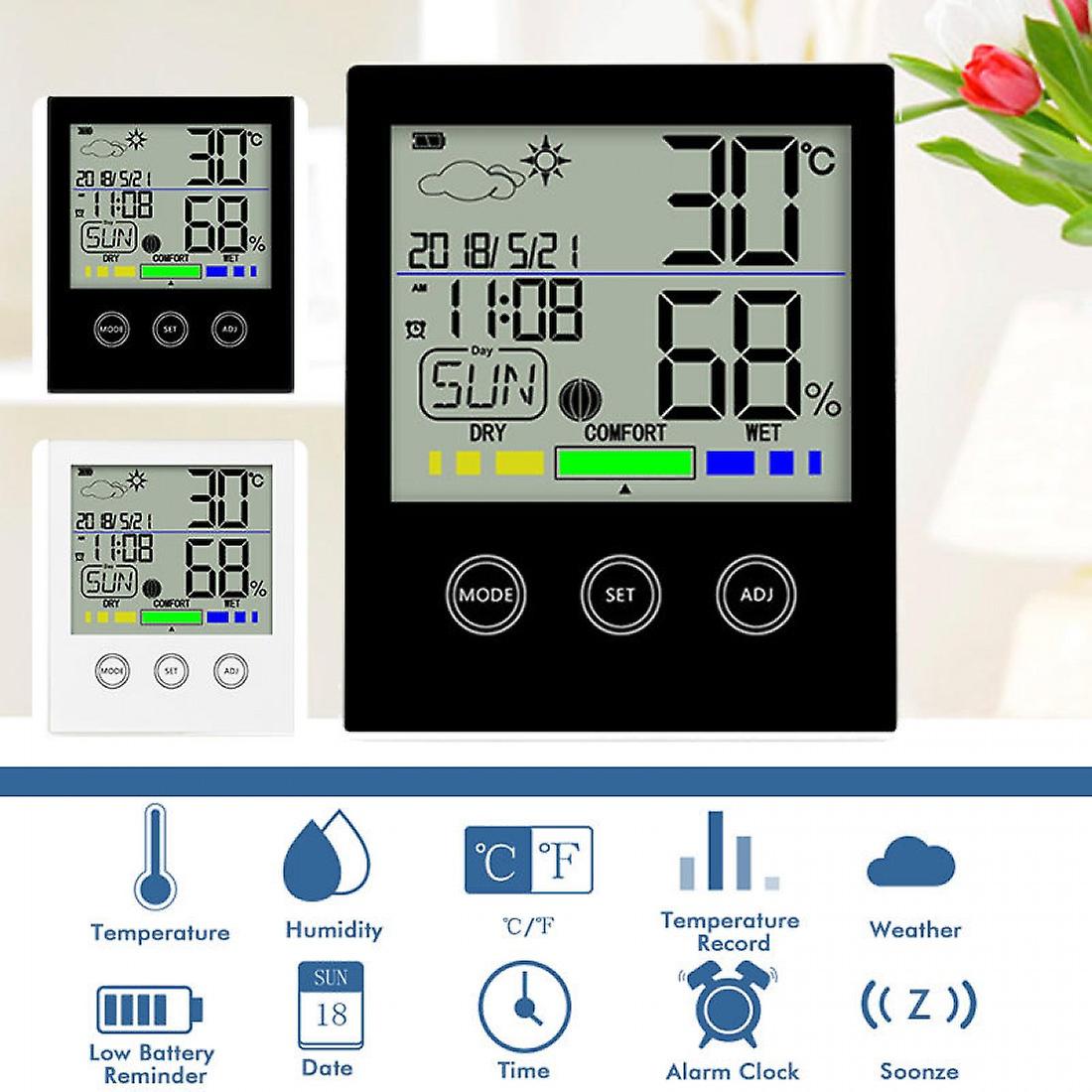 Ch-909 Electronic Lcd Digital Display Thermometer Hygrometer