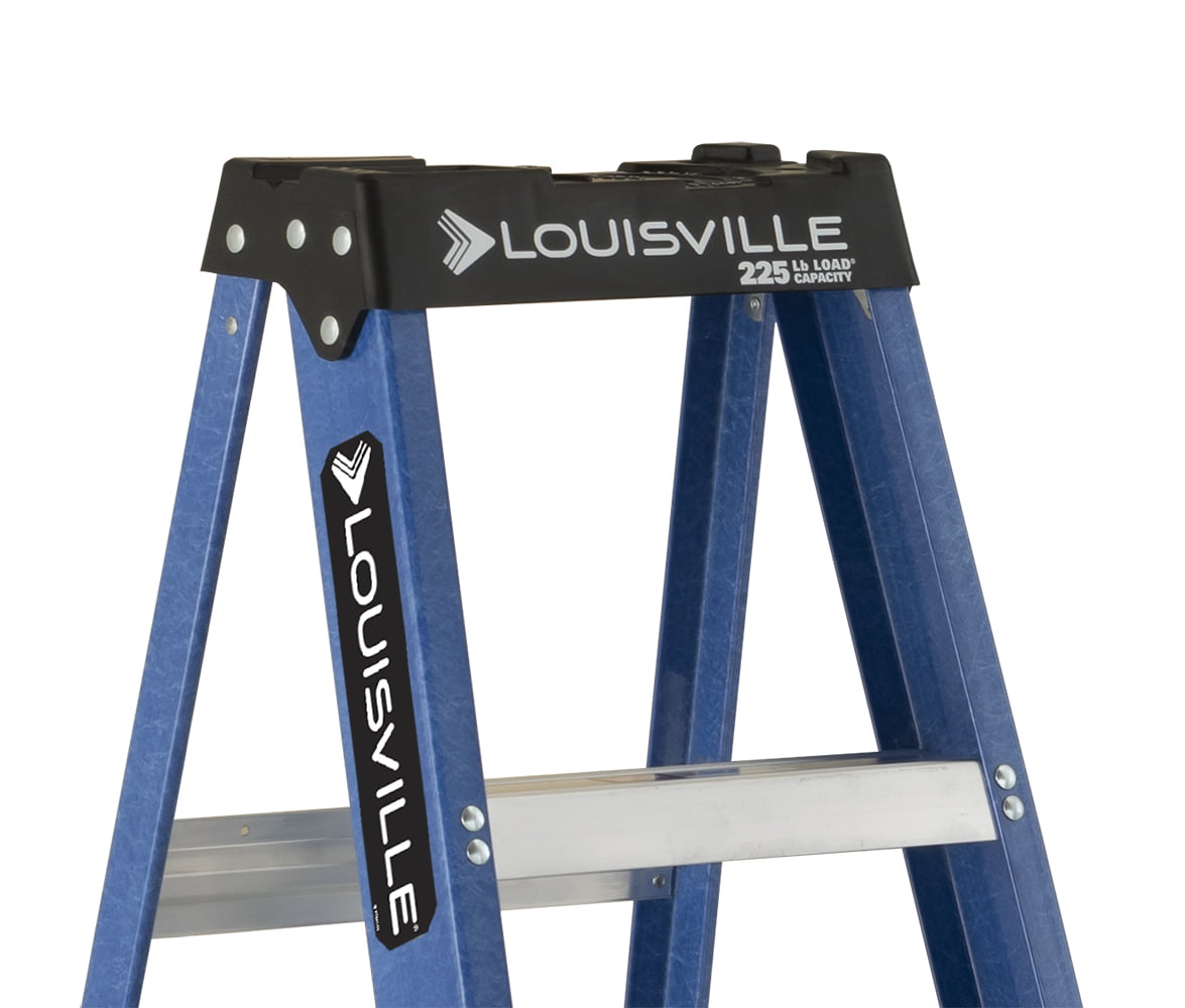 Louisville Ladder 6 ' Fiberglass Step, 10' Reach, 225-lb, Load Capacity, W-3217-06