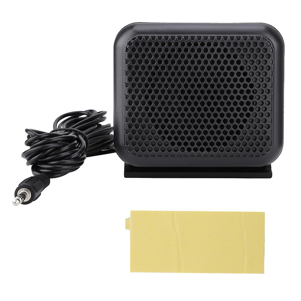 Nsp-100 Mini External Speaker Mobile Radio Microphone For Kenwood Yaesu Icom Ham Car Radios