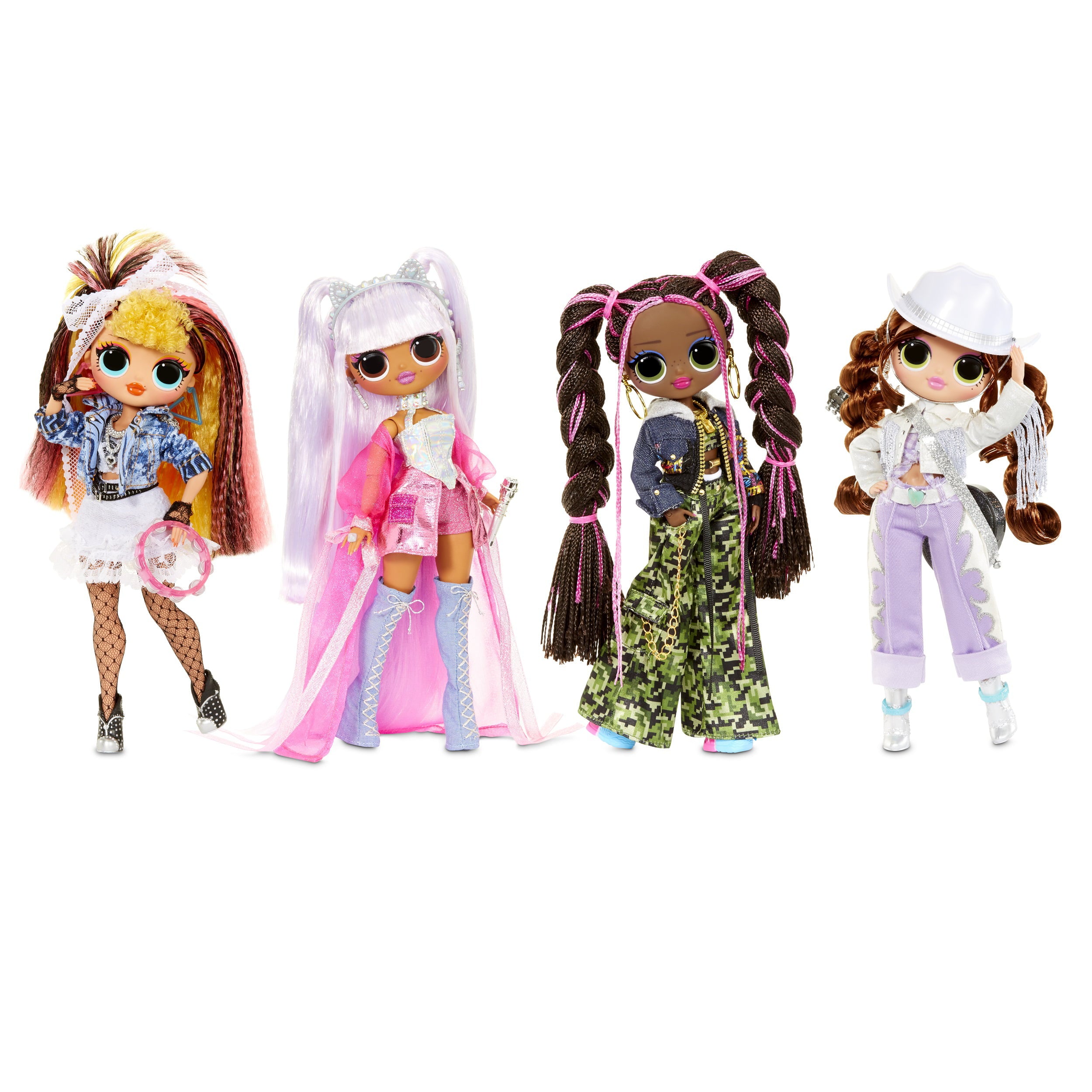 LOL Surprise OMG Remix Lonestar Fashion Doll with 25 Surprises Including Extra Outfit, Shoes, Hair Brush, Doll Stand, Lyric Magazine, and Music Record Player - Toys For Girls Ages 4 5 6+