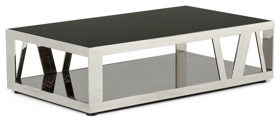 Stasja Modern Ebony Coffee Table   Modern   Coffee Tables   by V.S.D Furniture  Houzz