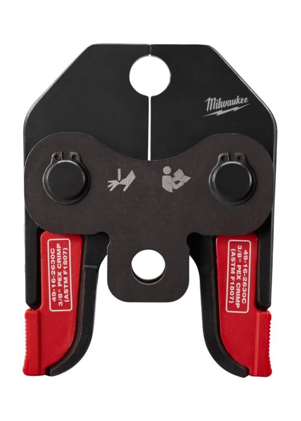 Milwaukee M18 3/8 In. PEX Crimp Jaw for M18 Short Throw Press Tool 49-16-2630C from Milwaukee