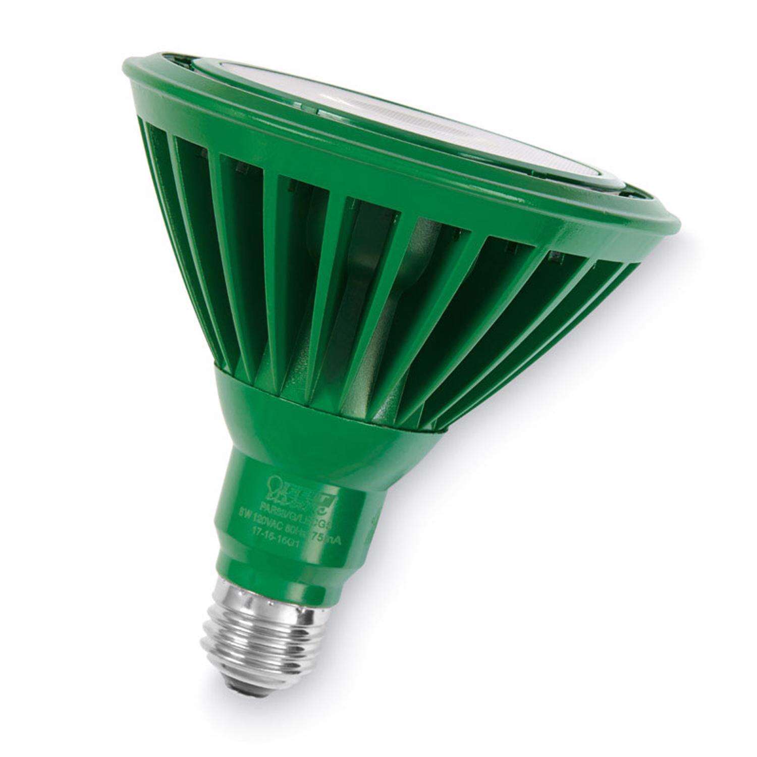 Feit PAR38 E26 (Medium) LED Bulb Green 120 Watt Equivalence 1 pk