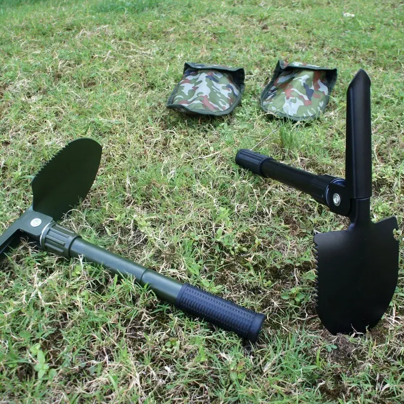 Tactical folding survival foldable portable hand Camping multi function shovel