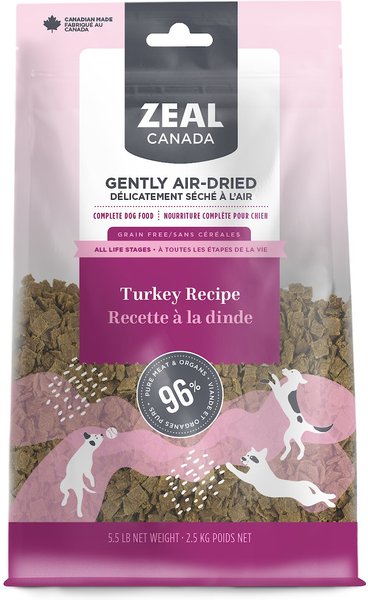 Zeal Canada Gently Turkey Recipe Grain-Free Air-Dried Dog Food