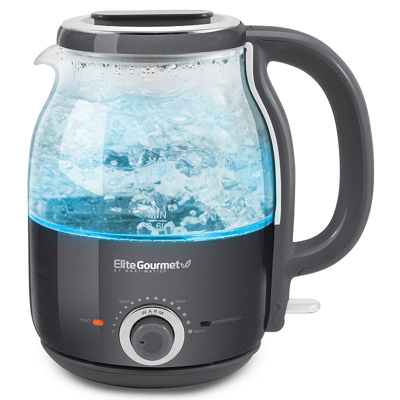 Elite 1.2-Liter Electric Glass Kettle