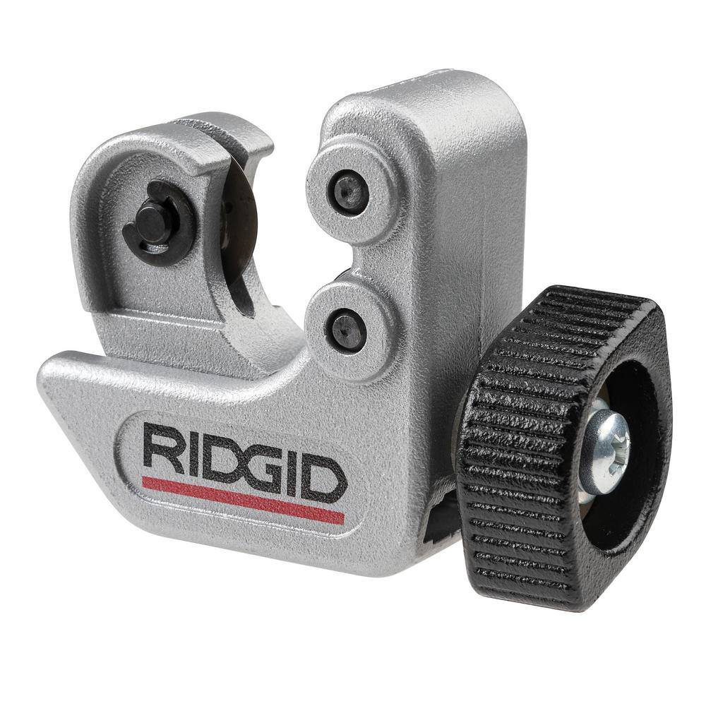 RIDGID 14 in. to 1-18 in. 101 Close Quarters Copper Aluminum Brass and Plastic Tubing Cutter Multi-Use Tubing Tool 40617