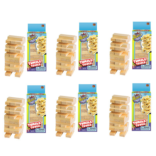 Ja Ru S S Mini Stacking Blocks (Pack of 6)