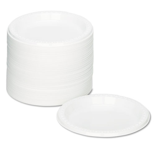 TABLEMATE PRODUCTS  CO. TBL7644WH Plastic Dinnerwa...