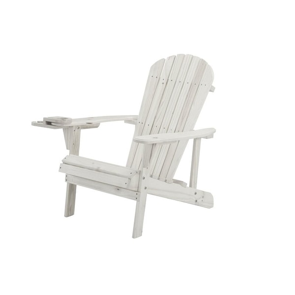 Earth Collection Adirondack Chair with phone and cup holder (1 Chair and 1 End table set)