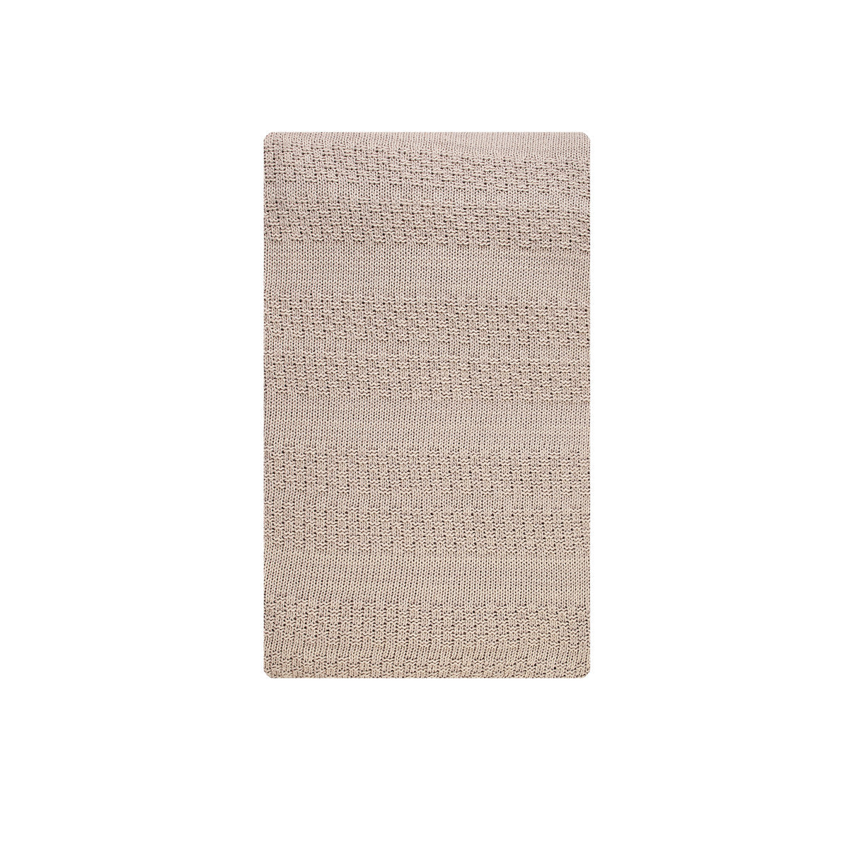 Karaca Home Charm Bold Beige Double Knit Blanket[ Bej Battaniye] 200.17.01.0272