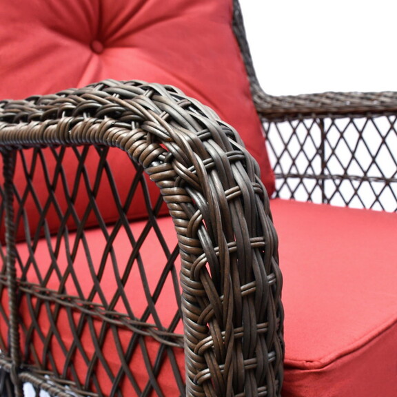 Outdoor Bistro Set 3 Pieces  Outdoor Resin Wicker ...