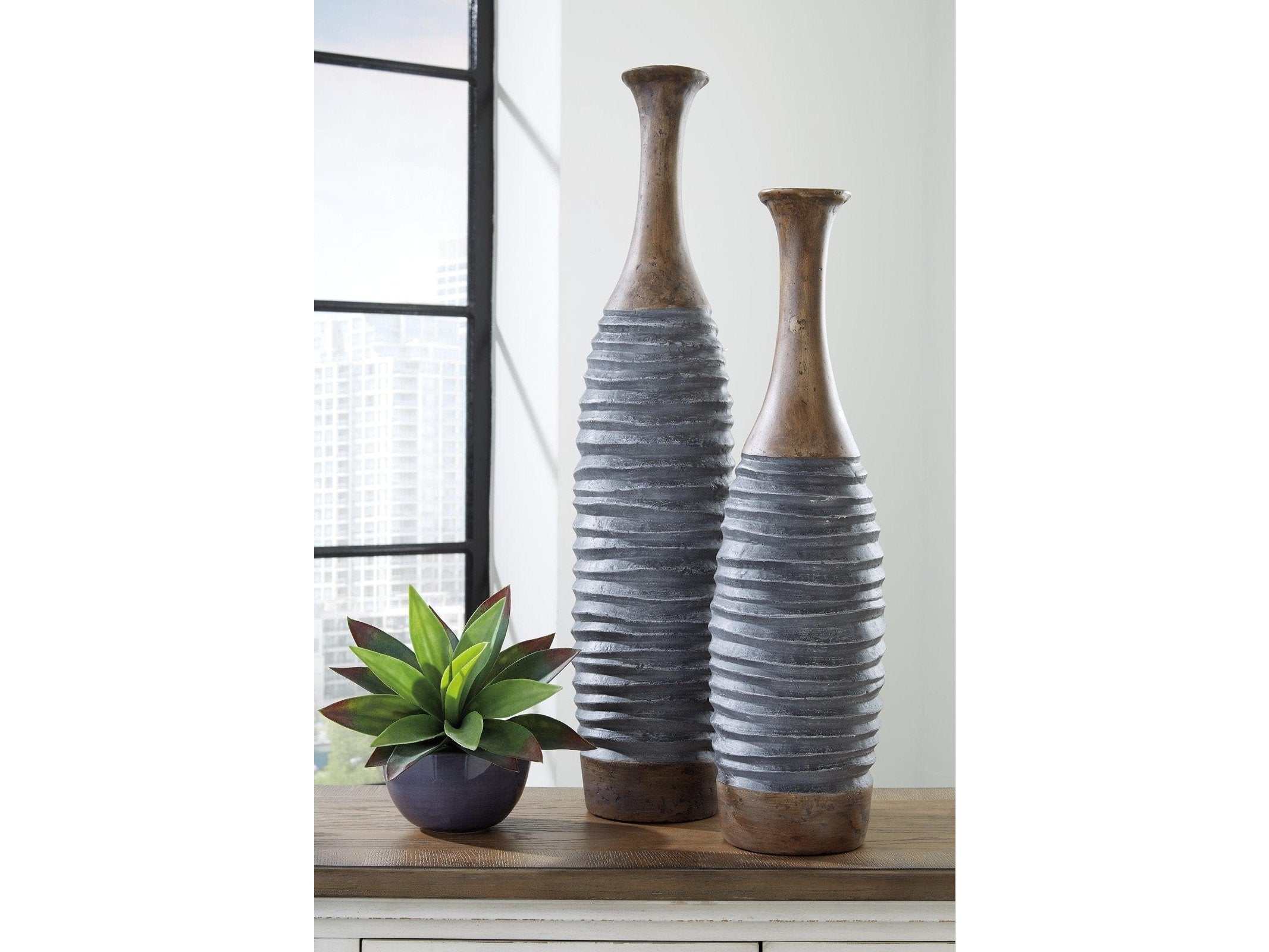 (Online Special Price) BLAYZE Vase (Set of 2)