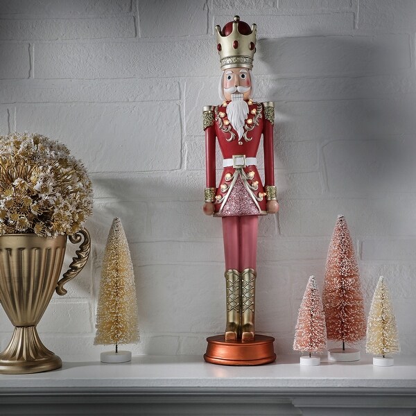 21 Resin Royal Court Nutcracker Battery Operated Timer