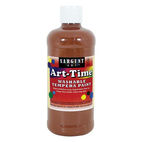 Sargent Art SAR173488 Brown Art Time Washable Pain...