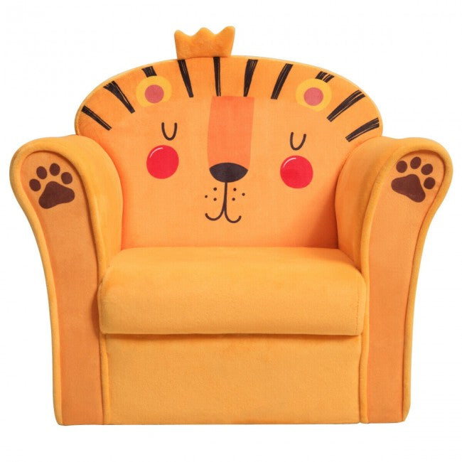 Kids Lion Sofa Children Armrest Couch Toddler Chair Furniture Gift