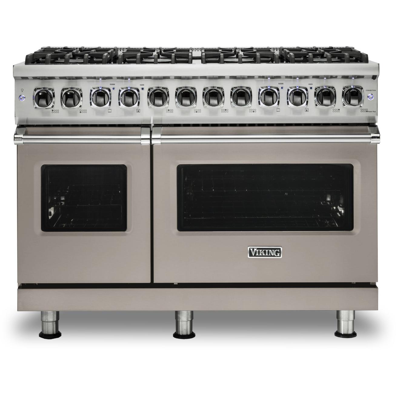 Viking 48-inch Freestanding Dual-Fuel Range with TruConvec Convection Cooking CVDR548-8BPG