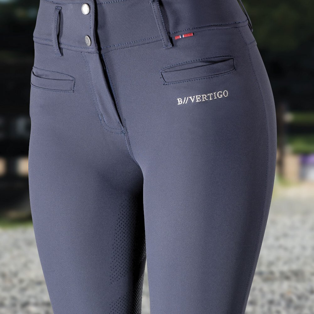 B Vertigo Womens Tiffany Silicone Full Seat Breeches