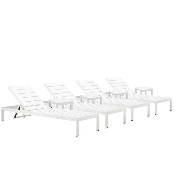 4 Joseph Lounger And 4 Side Tables