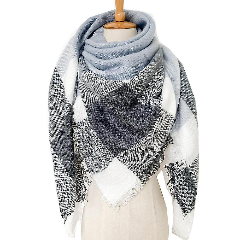 Women's Plaid Check Scarf Wraps