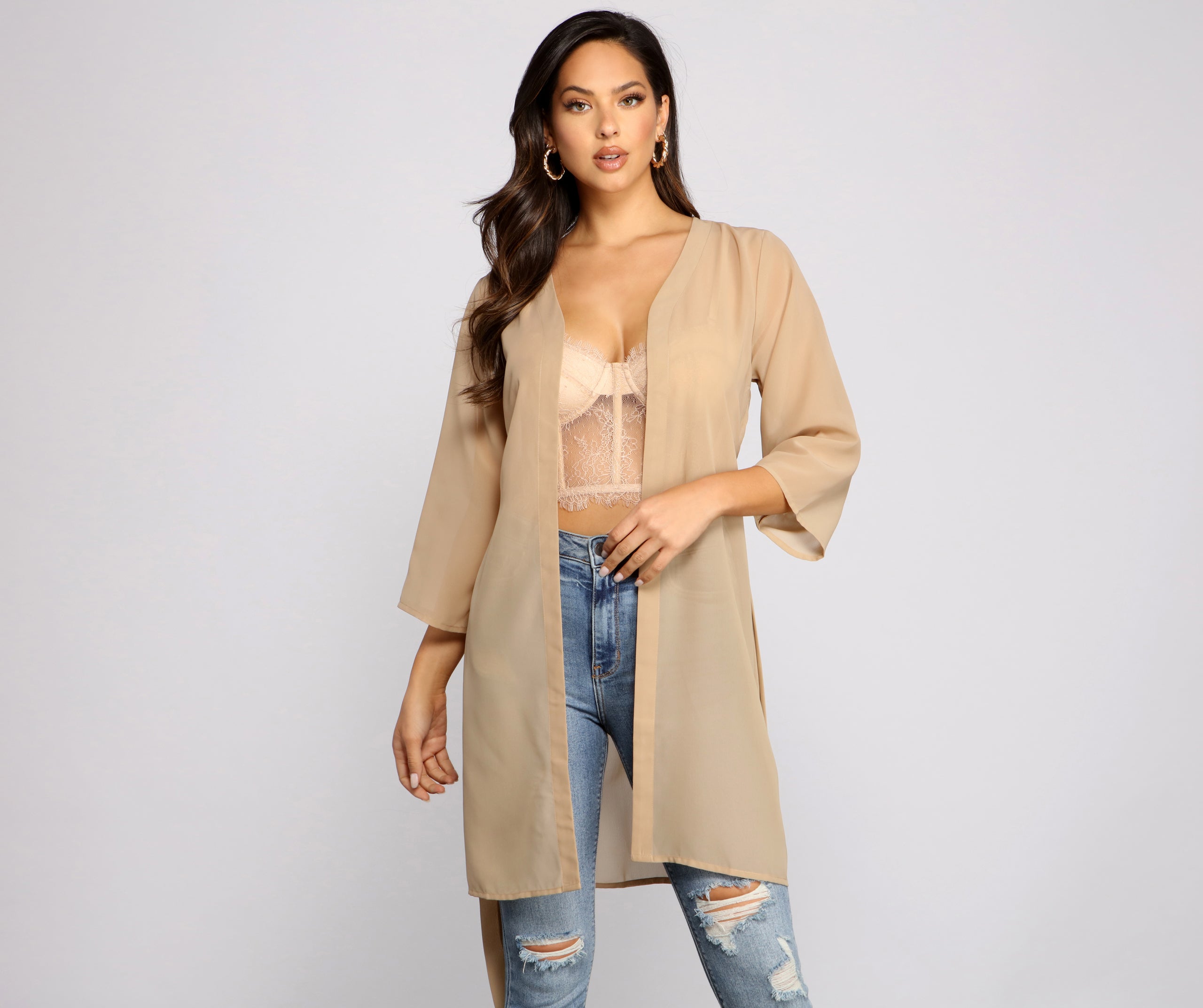 Sheer Sophistication Chiffon Coverup