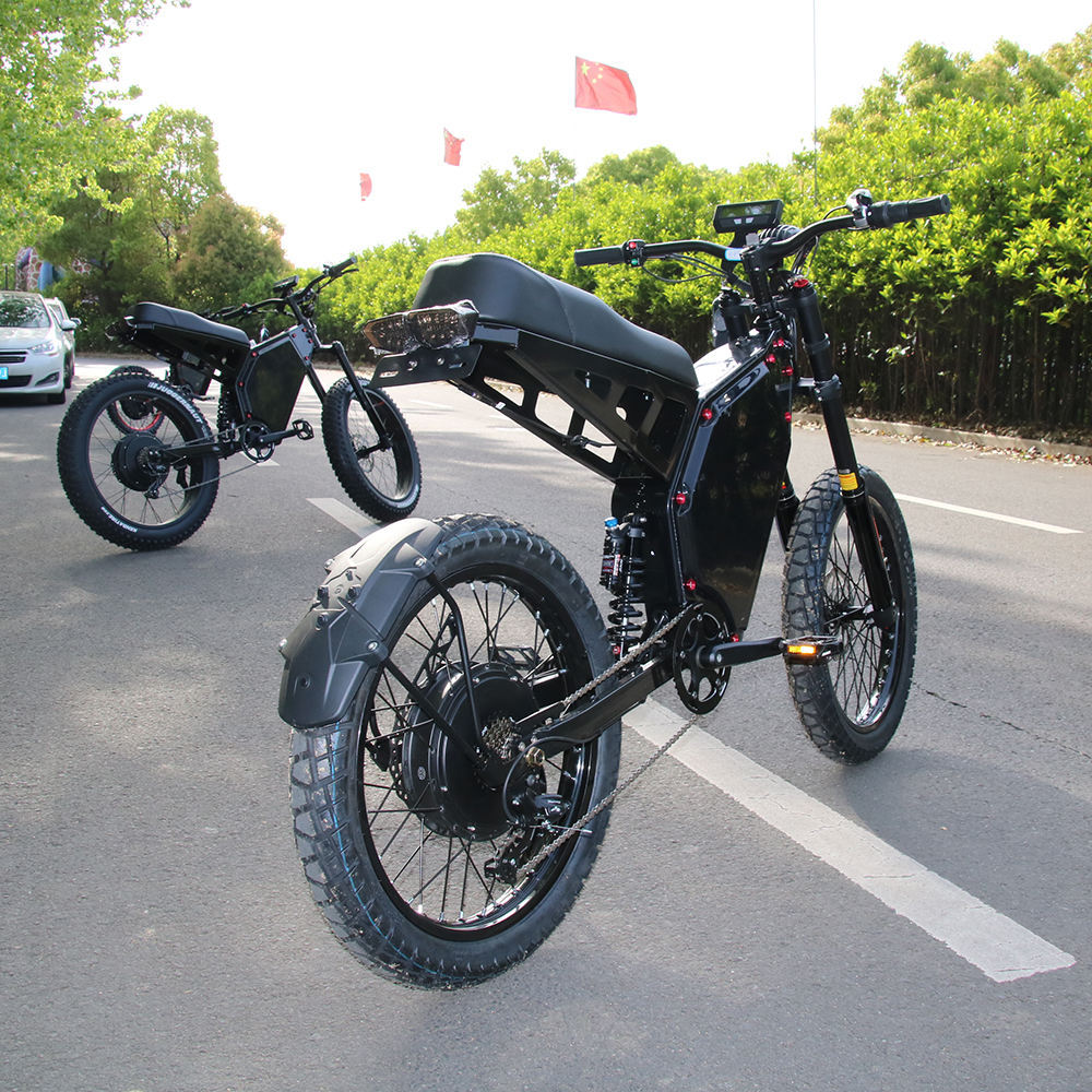 High quality 72v 5000W fat tire mountain electric dirt bike