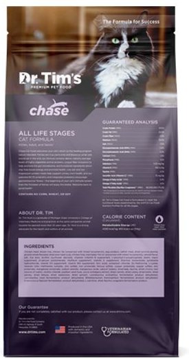 Dr. Tim's Chase All Life Stages Formula Dry Cat Food