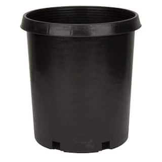 Dillen Trade 7 Gal. (6.24 Gal.) Black Resin Nursery Pot NSR007G0G18