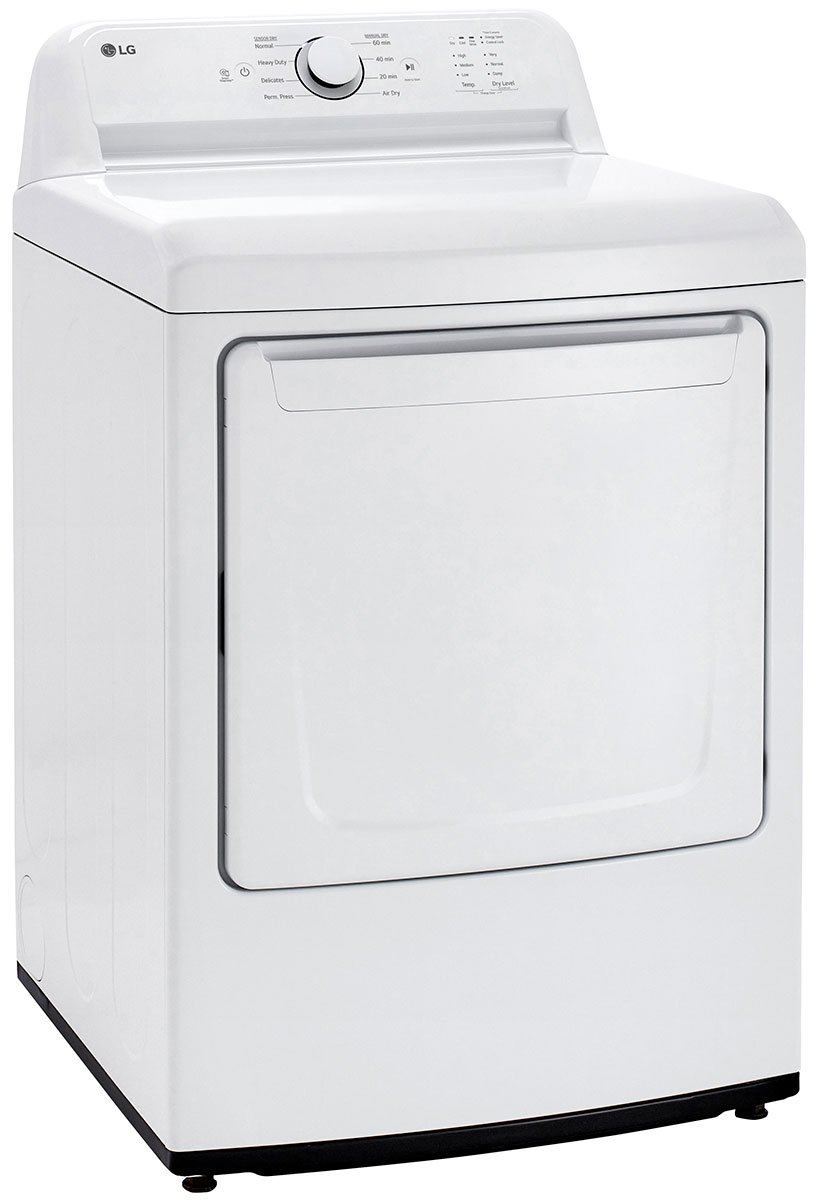 LG 7.3 Cu. Ft. White Electric Dryer With Sensor Dry