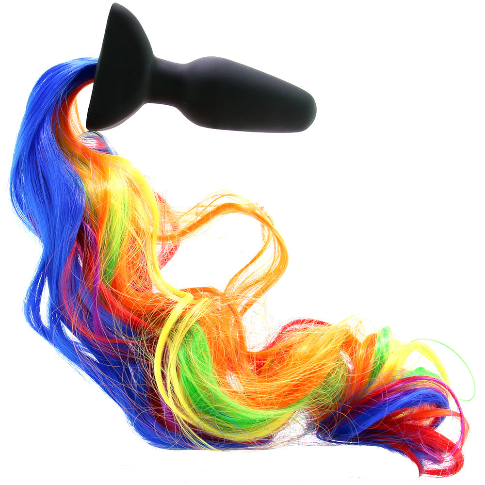 Tailz Rainbow Pony Vibrating Anal Plug