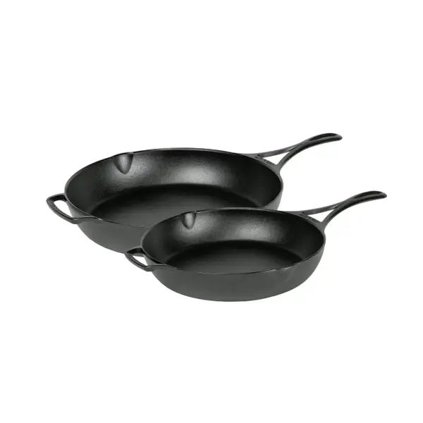 Lodge 2-Piece Blacklock Skillet Set