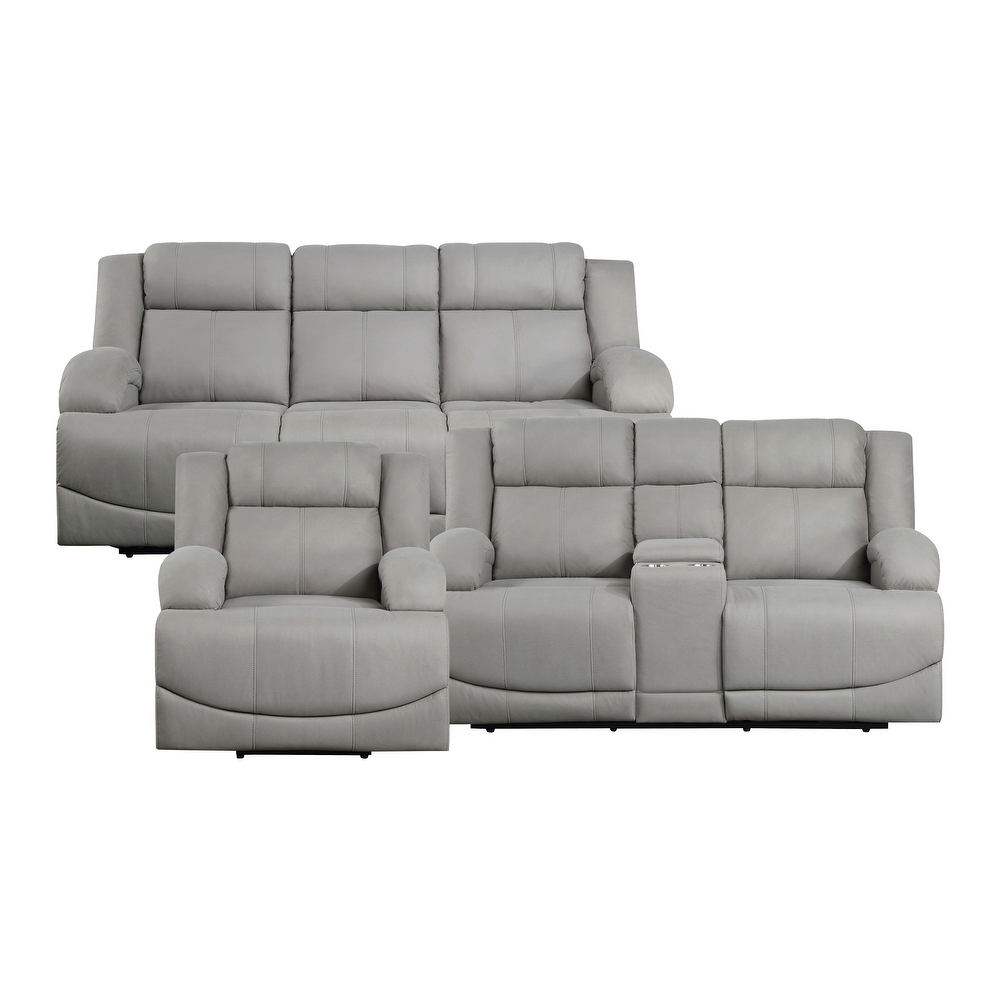 Sherwood 3 Piece Power Reclining Living Room Sofa Set