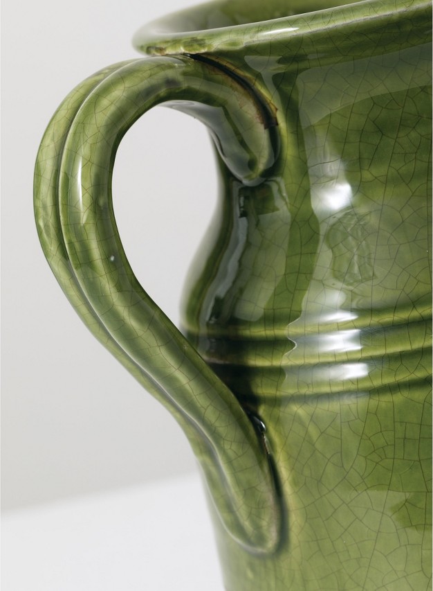 Shopsmaniay Ceramic Pitcher Vase 9.5 quot h Gray