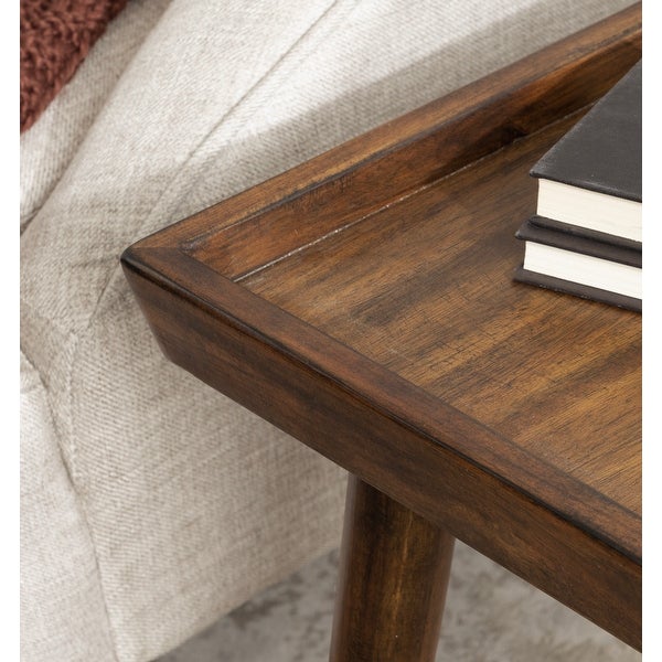 Kate and Laurel Eastmont Rectangle Wood Side Table - 16x22x22