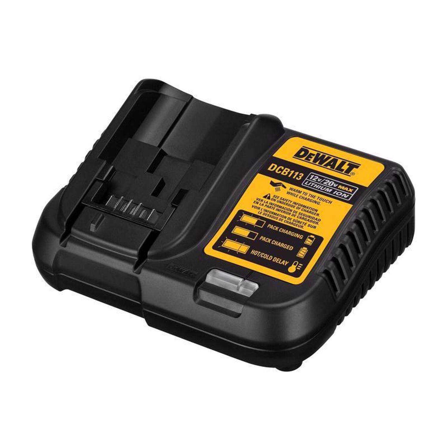 DW 20V MAX DCB240C 4 Ah Lithium-Ion Compact Battery and Charger Starter Kit 2 pc