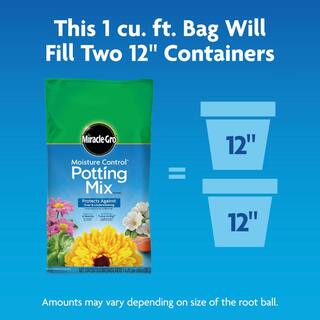 Miracle-Gro 1 cu. ft. Moisture Control Potting Mix 75551301