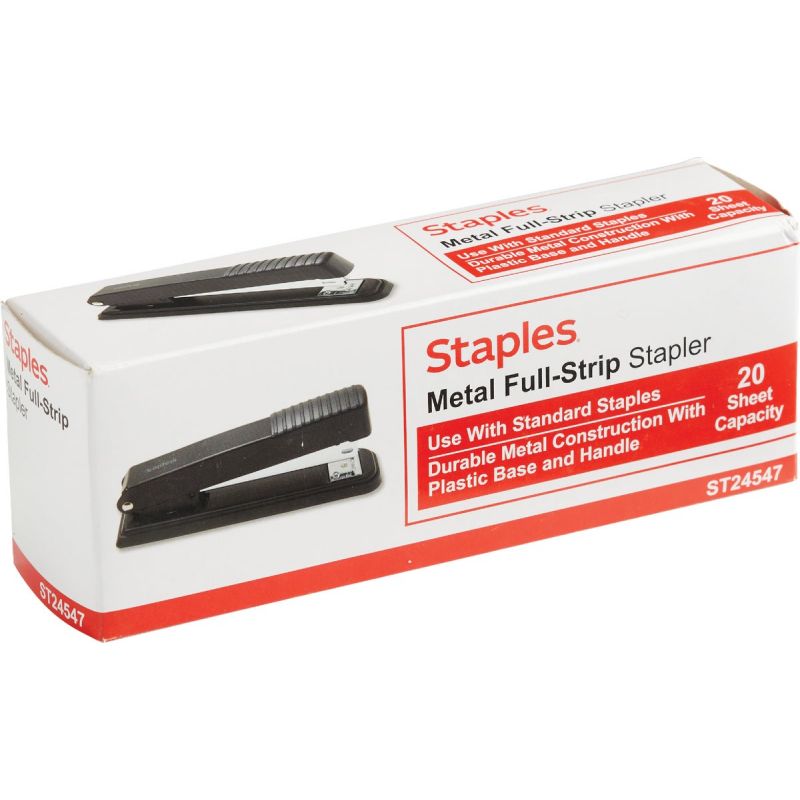 Staples Full-Strip Desk Stapler Black