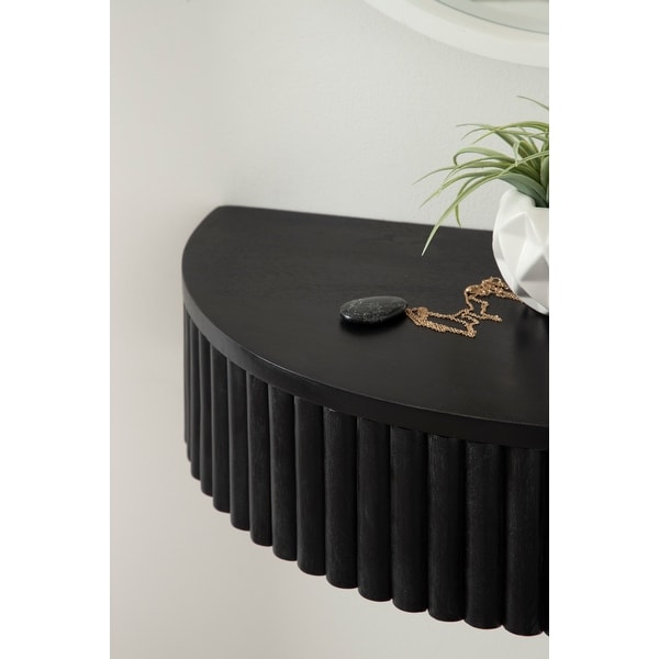 Kate and Laurel Reid Ribbed Floating Side Table