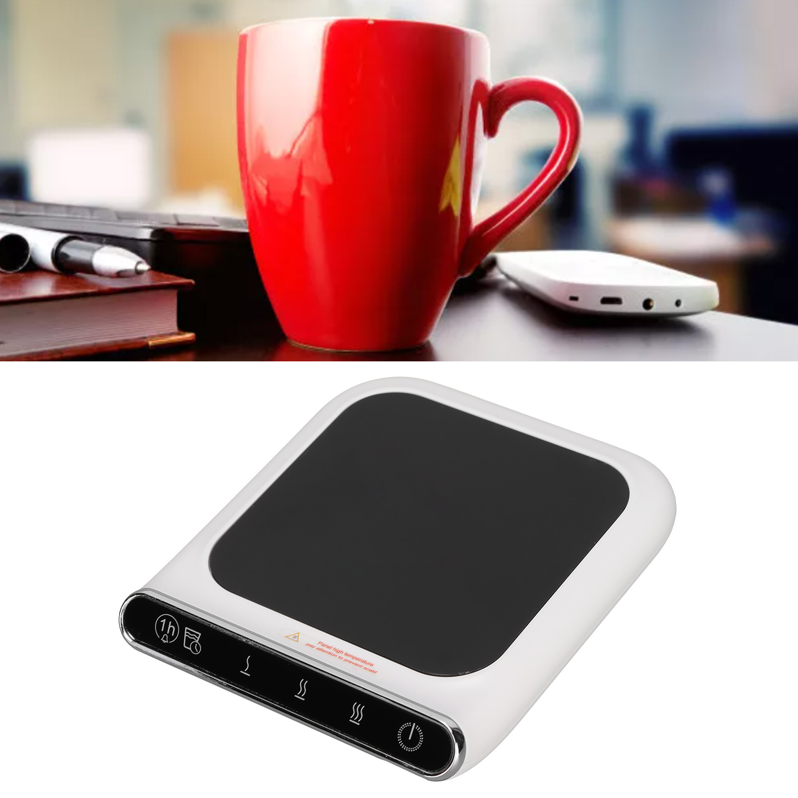 Mug Warmer， Portable Plastic 5V? 2A 55 Degrees Celsius ?/?131??Constant?Temperature USB Cup Warmer 10W  For Home