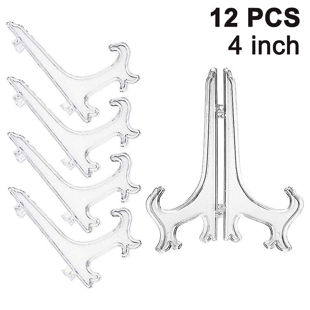 12pcs Folding Plate H Clear Rative Plate D